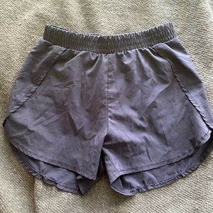 Black quick dry athletic shorts
